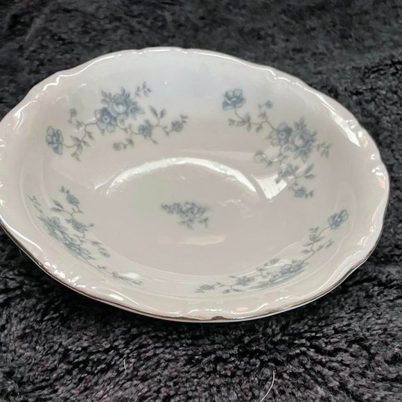 Floral China Sauce Bowl, Bavaria, Germany, Johann Haviland - Picture 2 of 3